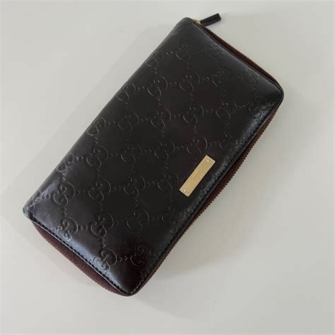 gucci zipper authentic|Gucci guccissima wallet.